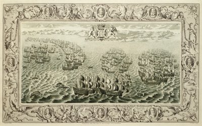 Armada (rytina z tapisérie), 1739 od John Pine