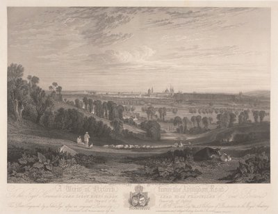 Pohled na Oxford z Abingdon Road od John Pye