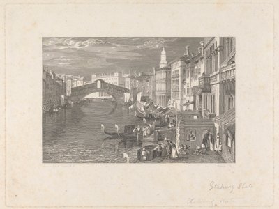 Rialto, Benátky od John Pye