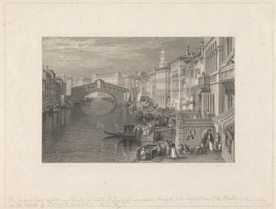 Rialto, Benátky od John Pye