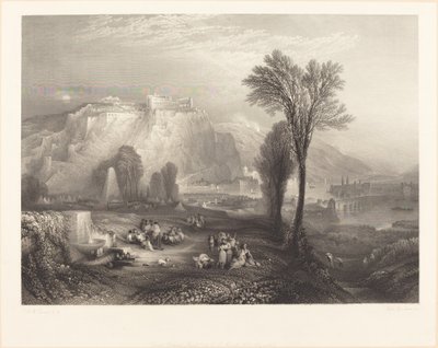 Ehrenbreitstein od John Pye after Joseph Mallord William Turner