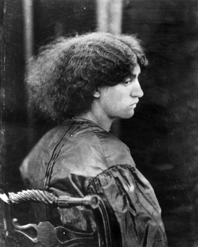 Jane Morris, pózoval Dante Gabriel Rossetti, 1865 (tisk alba) od John R. Parsons