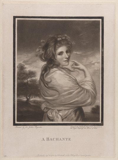 A Bachante (Emma Hart, později Lady Hamilton) od John Raphael Smith