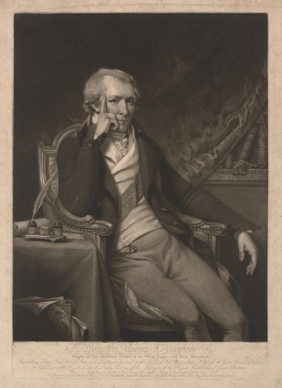 Benjamin Thompson, hrabě z Rumfordu od John Raphael Smith