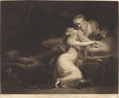 Lear a Cordelie, 1784. od John Raphael Smith