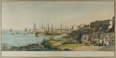 Margate, Vnitřní pohled na molo, koupaliště a převzato od Shipwrights od John Raphael Smith