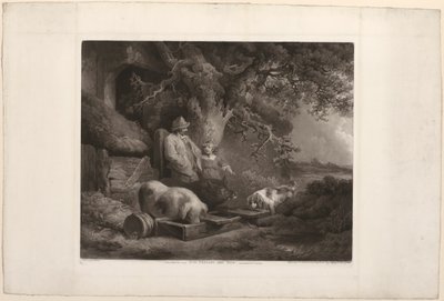 Sedlák a prasata od John Raphael Smith