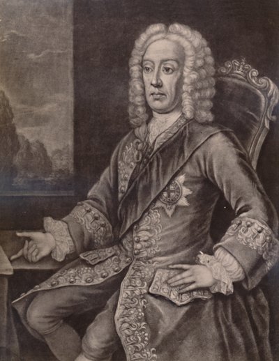 Philip Stanhope, hrabě z Chesterfield, anglický státník, 18. století 1894 od John Raphael Smith