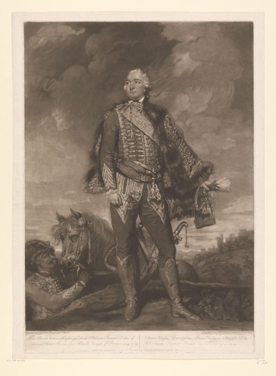 Portrét Ludvíka Filipa II Orléánského Jeho nejklidnější Výsost Louis Philippe Joseph vévoda z Orleans (...) (titul na předmětu) od John Raphael Smith