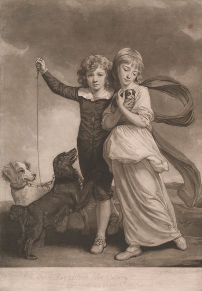Claveringové děti od John Raphael Smith