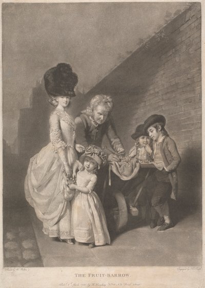 Ovocný vozík od John Raphael Smith