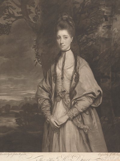 Ctihodná paní Anne Seymour Damer (rozená Conway) od John Raphael Smith