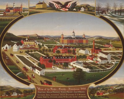 Berks County Almshouse, 1880, 1880. od John Rasmussen