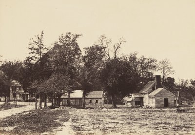 Mechanicsville, Virginia., duben 1865 (tisk alba připevněný na tkaný papír) od John Reekie