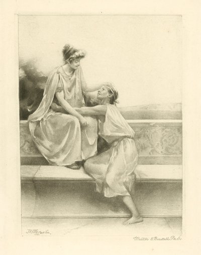 Ilustrace ke Catullovým básním (fotogravura) od John Reinhard Weguelin