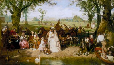 „Letní den v Hyde Parku“, 1858 od John Ritchie