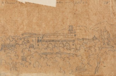 Klášter v La Cava poblíž Vietri, 22. září od John Robert Cozens