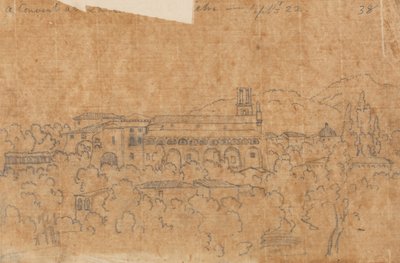 Klášter v La Cava u Vietri, 22. září od John Robert Cozens