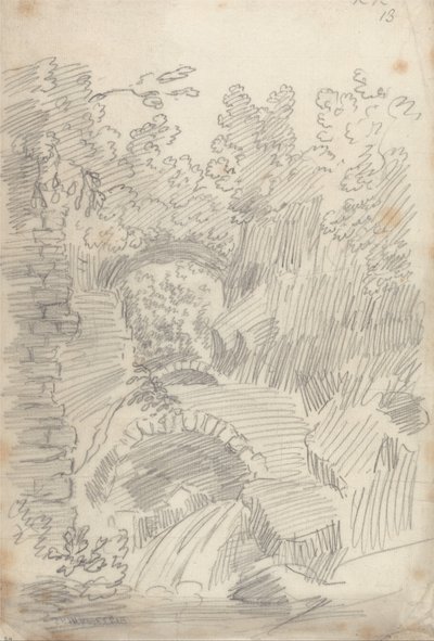 Skalní rokle od John Robert Cozens