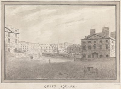 Koupel: Queen Square od John Robert Cozens