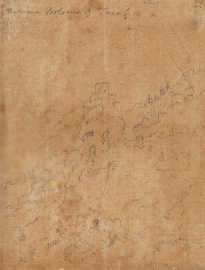 Mezi Bolzanem a Trentem od John Robert Cozens