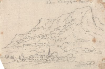 Mezi Chamberg a Mt. Meliant od John Robert Cozens