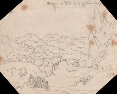Mezi Saint-Thibaud-de-Couz a Chambery od John Robert Cozens