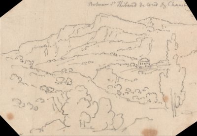 Mezi Saint-Thibaud-de-Couz a Chambery od John Robert Cozens