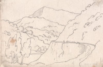 Mezi Tavarnelle a Capriano od John Robert Cozens