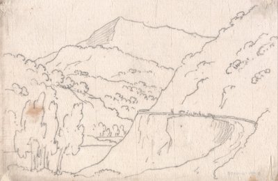 Mezi Tavarnelle a Capriano od John Robert Cozens
