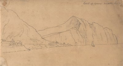 Pobřeží Janova směrem k Lerici od John Robert Cozens