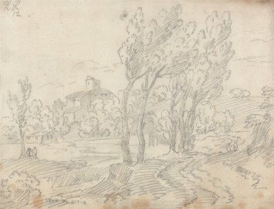 Klášter Monte Olivetto u Florencie od John Robert Cozens