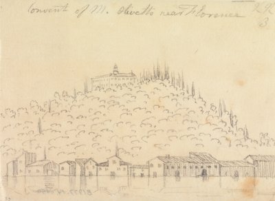 Klášter Monte Olivetto u Florencie od John Robert Cozens