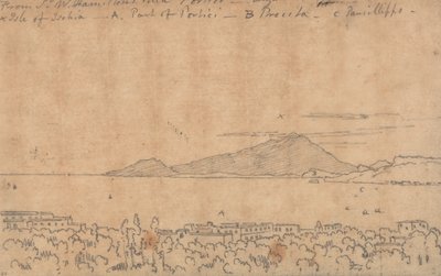 Z vily sira W. Hamiltona v Portici, 12. srpna. od John Robert Cozens