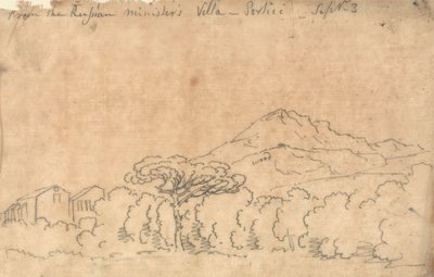 Z paláce v Portici, 7. září od John Robert Cozens