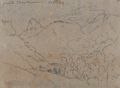 Grand Chartreuse, 24. října od John Robert Cozens