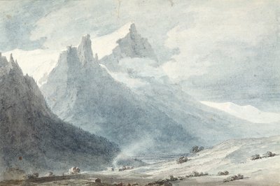 V kantonu Unterwalden (akvarel na papíře) od John Robert Cozens