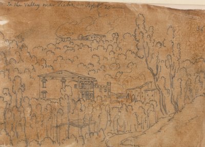 V údolí poblíž Vietri, 20. září od John Robert Cozens