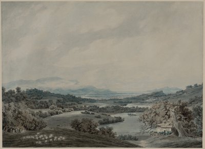 Italská krajina, c. 1790-1792. od John Robert Cozens