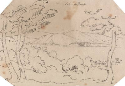 Jezero Perugia od John Robert Cozens