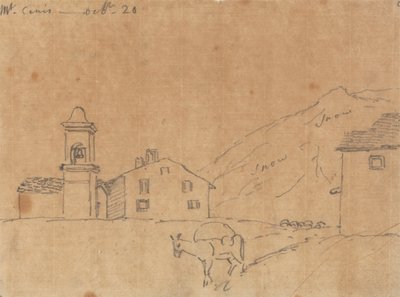 Mont Cenis, 20. října od John Robert Cozens