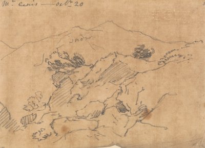 Mont Cenis, 20. října od John Robert Cozens