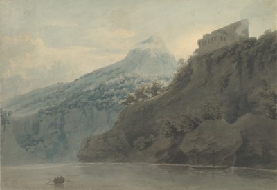 V zálivu Salerno poblíž Vietri, září 1782 nebo později. od John Robert Cozens