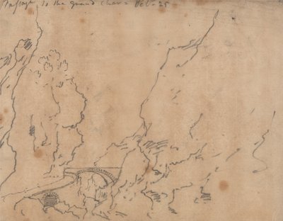 Přechod do Grand Chartreuse od John Robert Cozens