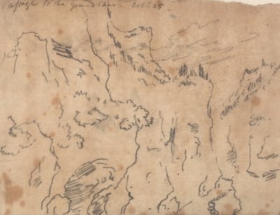 Přejezd do Grand Chartreuse, 25. října od John Robert Cozens