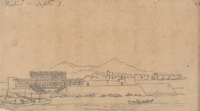 Portici, 1. září od John Robert Cozens