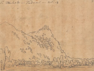 Saint Michele, Piemont, 18. října od John Robert Cozens