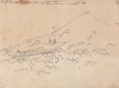 Santa Francesca v La Cava, 20. září od John Robert Cozens