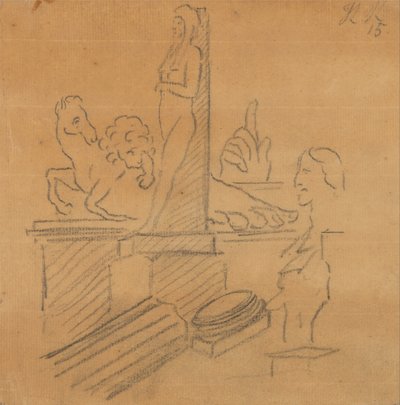 Sochy a zříceniny od John Robert Cozens