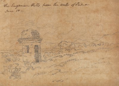 Evžanské vrchy od John Robert Cozens